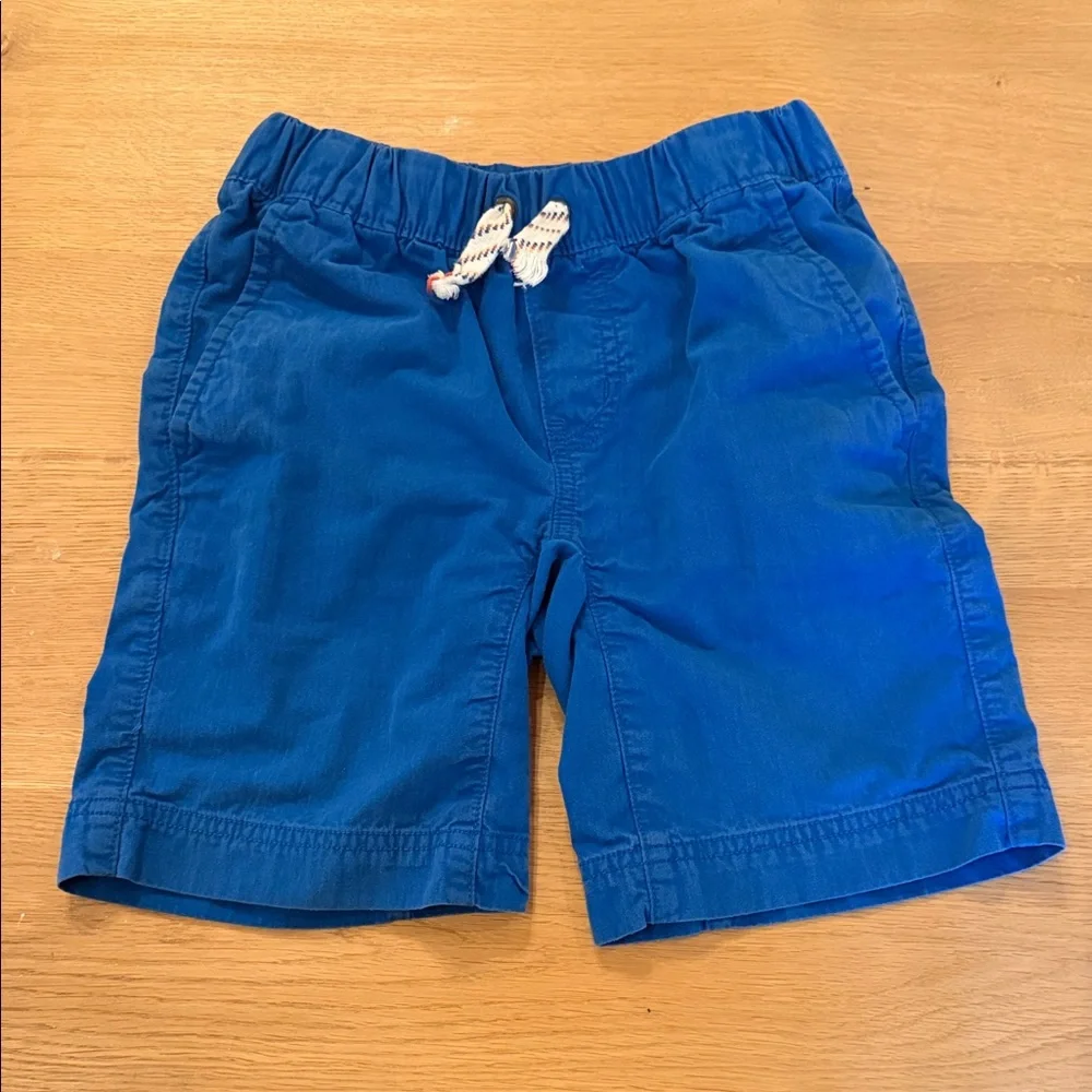 Hanna Anderson Kids Blue Pull-On Shorts Size 6-7